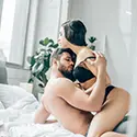 Couples Boudoir, A man and a woman in the art of undressing.